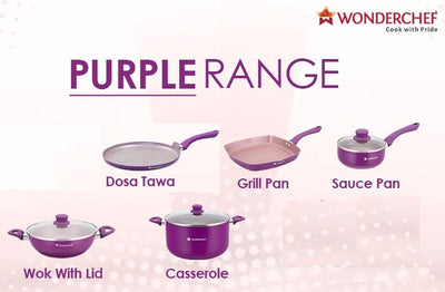 Wonderchef Purple Cookware Combo