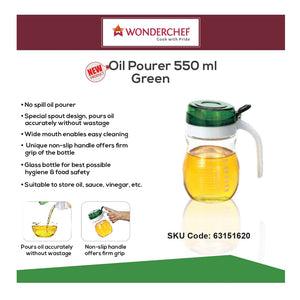 Wonderchef Oil Pourer Green 550Ml