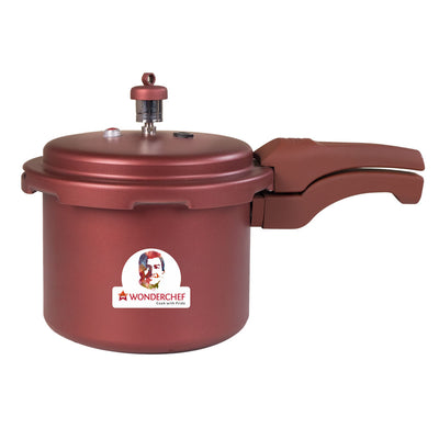 Wonderchef Health Guard Pressure Cooker - Non-Stick Maroon 3L - Clearance